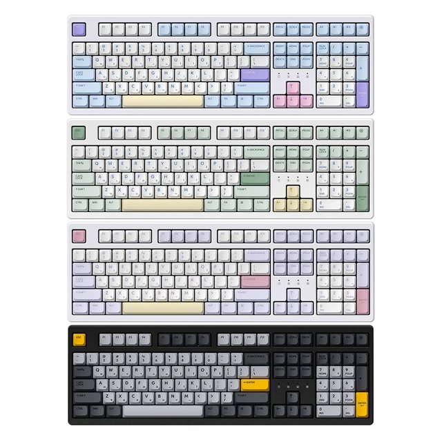 TFG Cloud Max CF 듀얼8K 기계식키보드 동그리_퍼플하트(KTT블루 저소음 포각 43g)