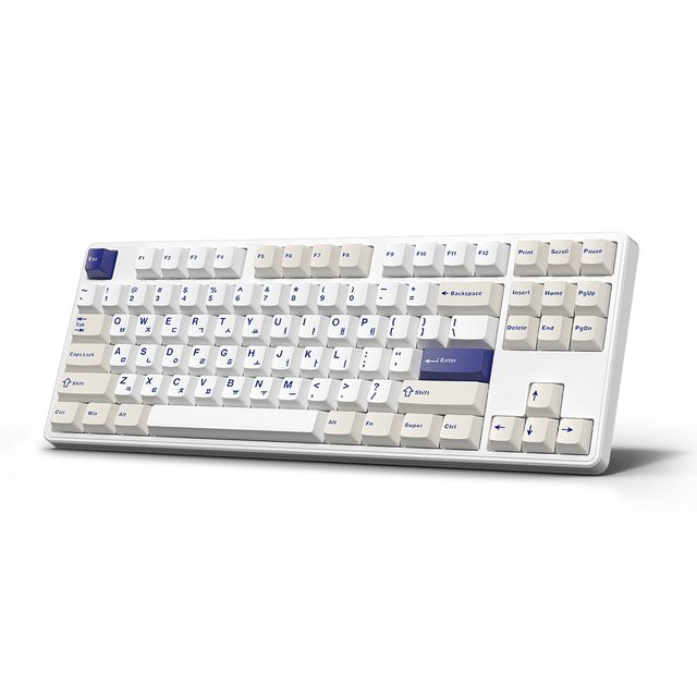 GK797PRO 3모드 폼떡 가스켓 저소음기계식키보드 스페이스블랙(딥블루 뽀송 38g)