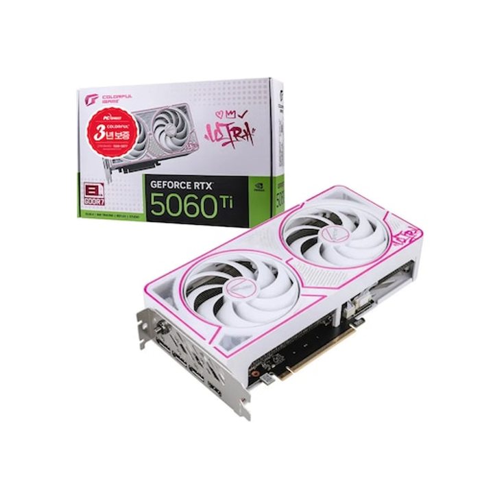 COLORFUL iGame 지포스 RTX 5060 Ti ULTRA DUO OC White D7 8GB 피씨디렉트
