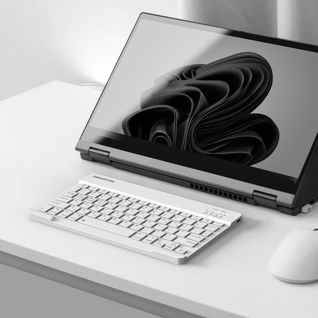 [스마텍] [본사] 초슬림 초경량 블루투스 키보드 I 안드로이드 ios 윈도우 호환 STBK-4000