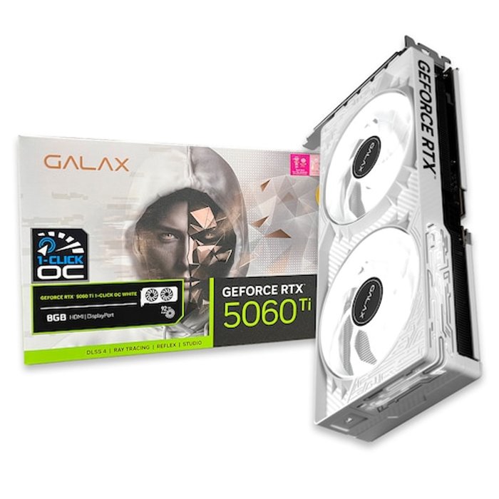 갤럭시 갤럭시 GALAX 지포스 RTX 5060 Ti WHITE OC D7 8GB
