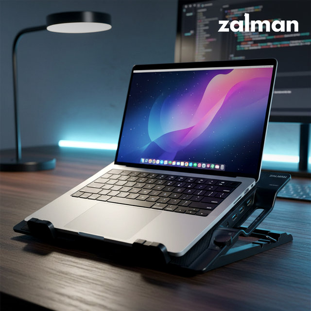 잘만 ZM-NS2000 노트북쿨러 저소음 쿨링 17인치 호환 거치대