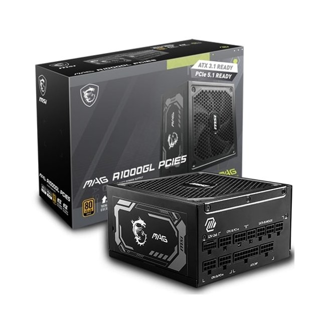 MSI MAG A1000GL 80PLUS골드 풀모듈러 ATX3.1