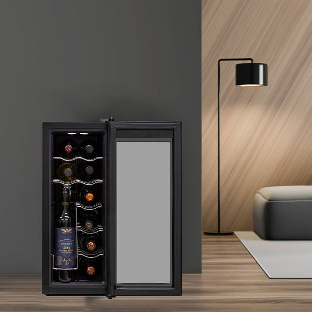 Haier 하이얼 아쿠아 저소음 와인셀러 냉장고 HWC35MNB 12병