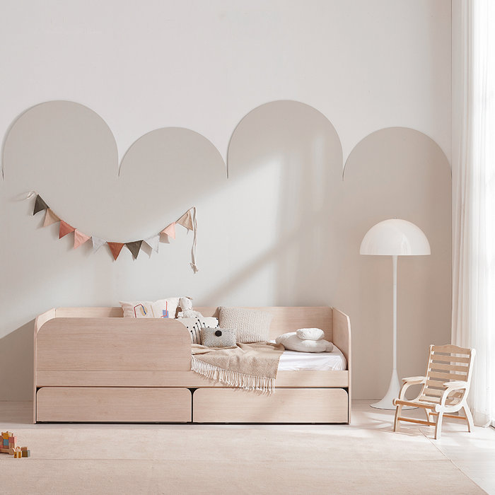 장인가구OEM 비밀특가 장인가구 뉴피터 E0등급 저상형 슬라이딩 데이베드 수납침대S 파워본넬+가드