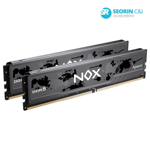 [서린공식] Apacer DDR5-6000 CL38 NOX 블랙 패키지 (32GB(16Gx2))