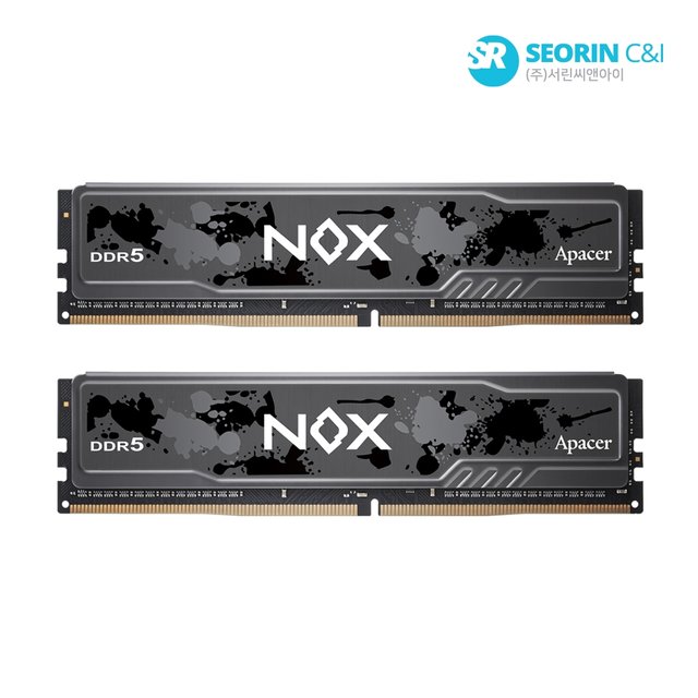 [서린공식] Apacer DDR5-6000 CL38 NOX BLACK 패키지 (64GB(32Gx2))