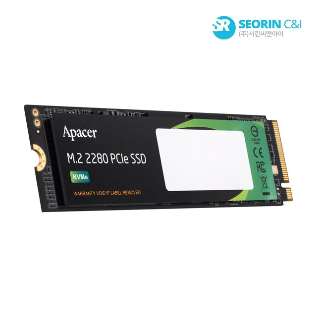 [서린공식] Apacer AS2280P4X M.2 NVMe (512GB)