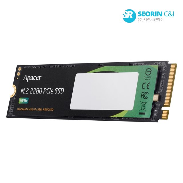 [서린공식] Apacer AS2280P4X M.2 NVMe (512GB)