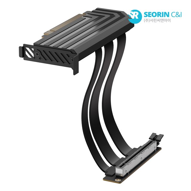 [서린공식] HYTE PCIe 5.0 하이퍼 라이저 케이블 (피치 블랙)