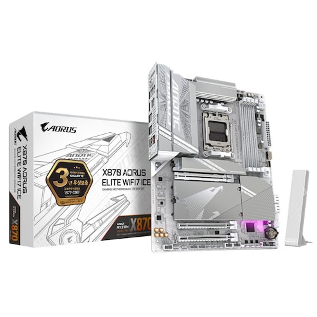 GIGABYTE X870 AORUS ELITE WIFI7 ICE 제이씨현