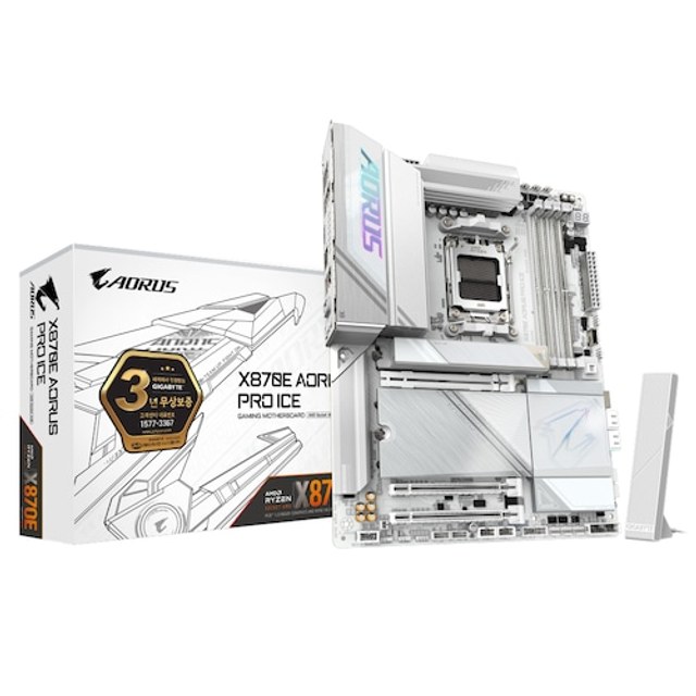 GIGABYTE X870E AORUS PRO ICE 제이씨현