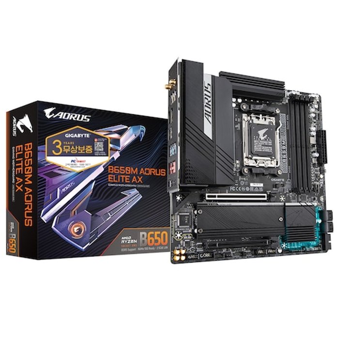 피씨디렉트 기가바이트 GIGABYTE B650M AORUS ELITE AX ICE 피씨디렉트
