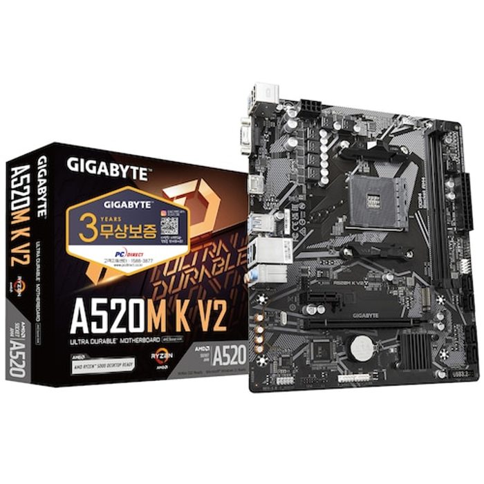 기가바이트 GIGABYTE A520M K V2 피씨디렉트