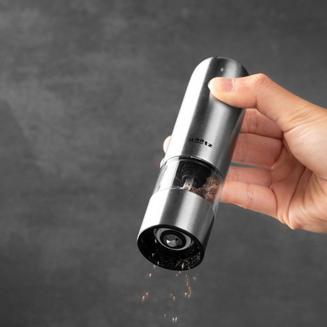 하츠 그라페퍼 전동그라인더_다크그레이_후추그라인더