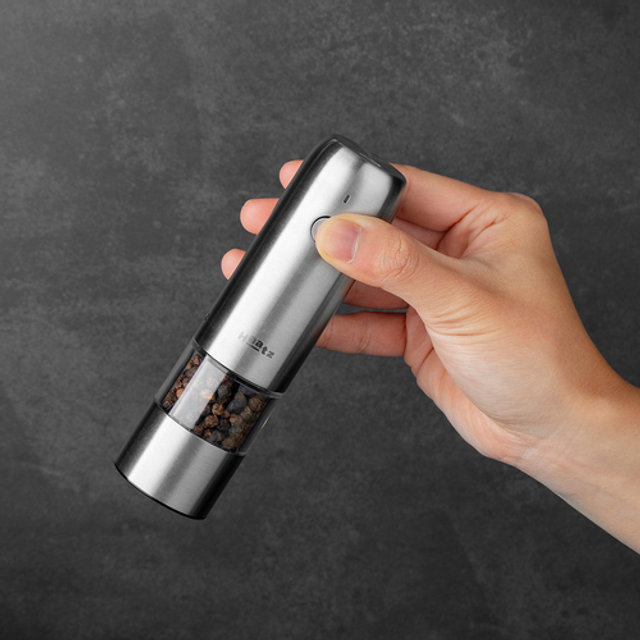 하츠 그라페퍼 전동그라인더_다크그레이_후추그라인더