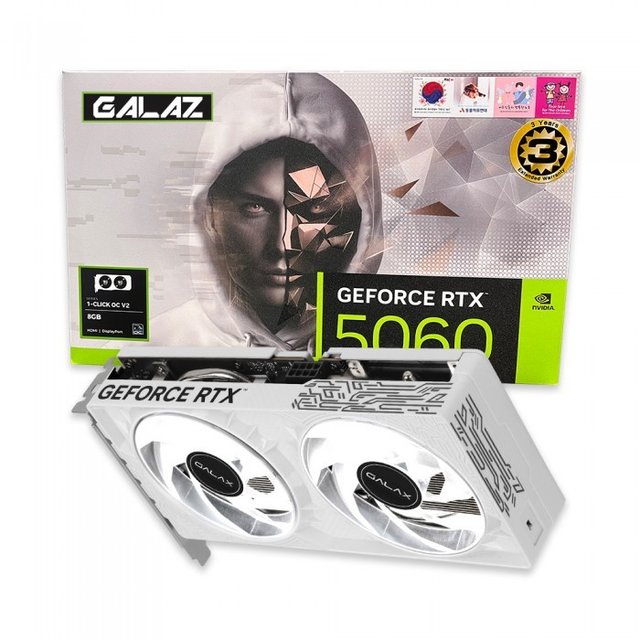갤럭시 GALAZ 지포스 RTX 5060 WHITE OC V2 D7 8GB_S