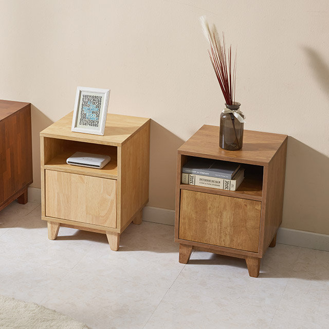 [착불배송 상세확인] A5290 LPM 고무나무 협탁 400 2colors