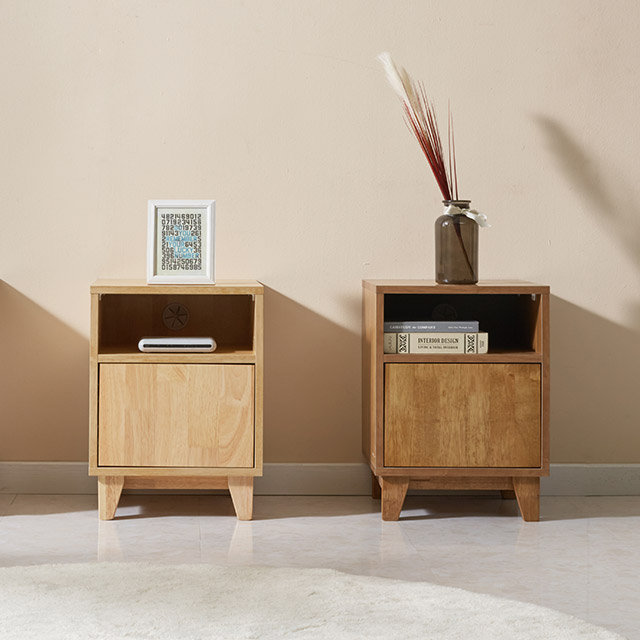 [착불배송 상세확인] A5290 LPM 고무나무 협탁 400 2colors