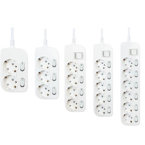 플럭스 절전형 멀티탭 개별 스위치 (2/3/4/5/6구) - 길이선택