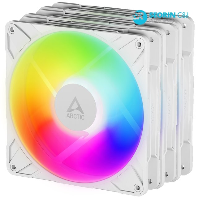 [서린공식] ARCTIC P14 Pro A-RGB 화이트 3팩