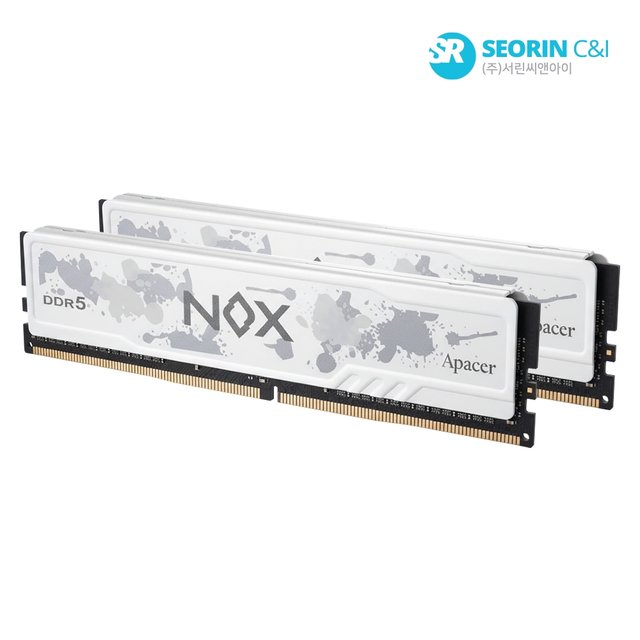 [서린공식] Apacer DDR5-6000 CL38 NOX 화이트 패키지 (64GB(32Gx2))