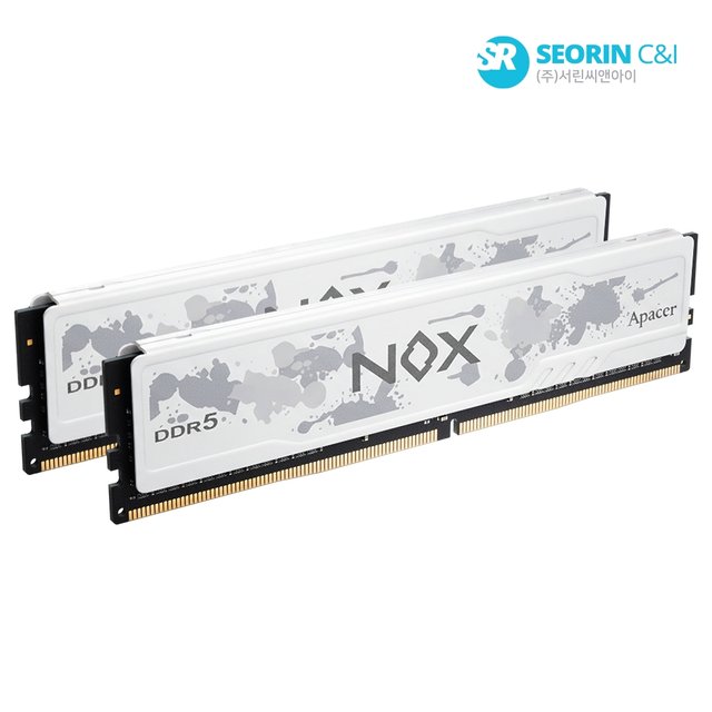 [서린공식] Apacer DDR5-6000 CL38 NOX WHITE 패키지 (64GB(32Gx2))