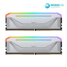 [하이마트] APACER [서린공식] Apacer DDR5-6000 CL38 NOX RGB 실버 패키지 (32GB(16Gx2))
