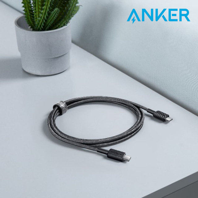 앤커 A81F6 322 USB-C to USB-C 케이블 180cm 블랙