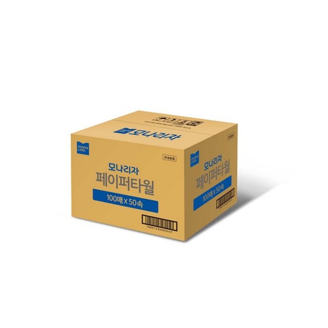 모나리자 페이퍼타월(100매x50입(5 000매) 박스)