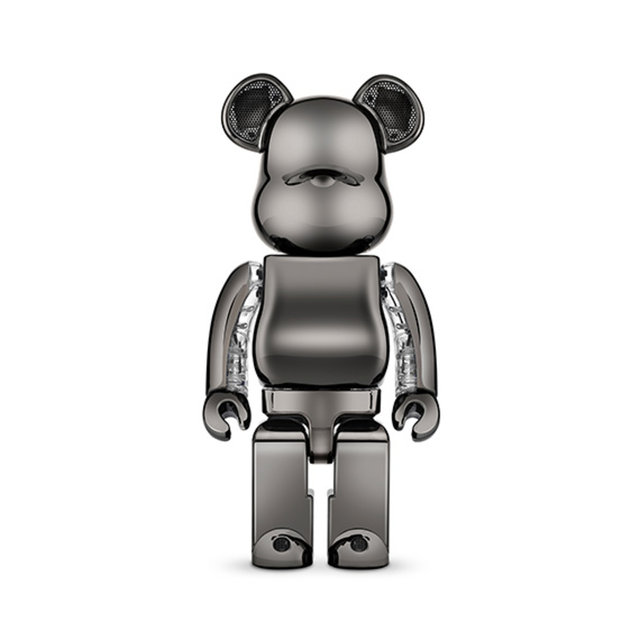 BEARBRICK Audio 베어브릭 400% Chrome 블루투스 스피커