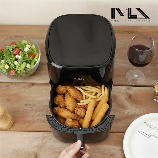 미라스 디지털 에어프라이어 3.5L MS-320AF 8가지 조리모드 튀김기
