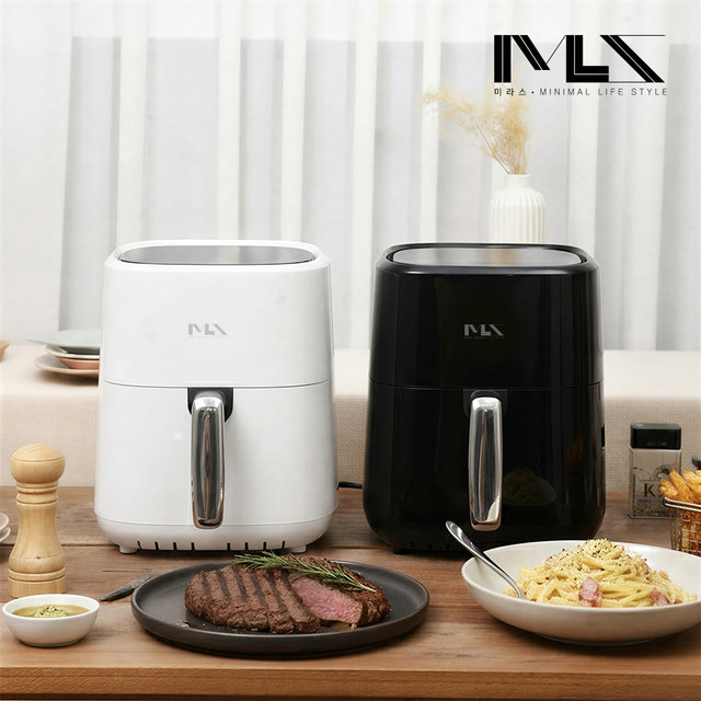 미라스 디지털 에어프라이어 3.5L MS-320AF 8가지 조리모드 튀김기