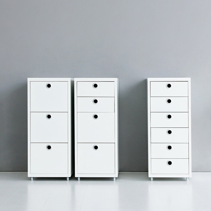 마켓비 인터데코 캐비닛서랍장 철제서랍장 MK31083