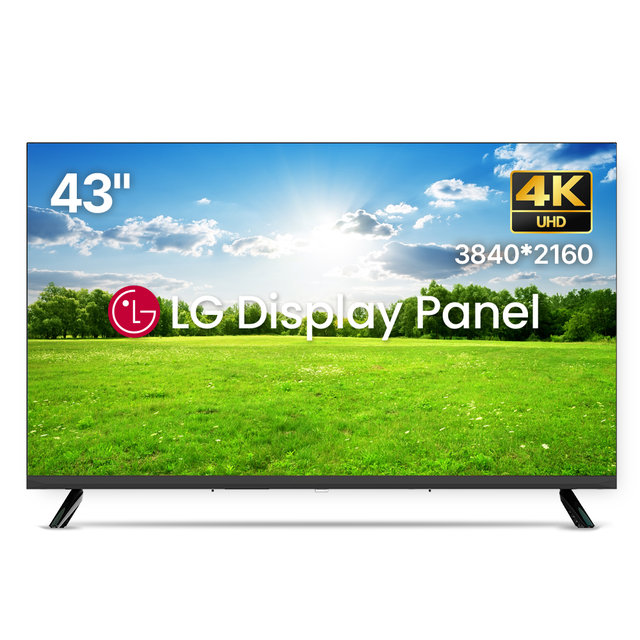 위드라이프 109cm(43인치) TV 4K UHD 대기업정품패널 티비_자가설치 택배배송