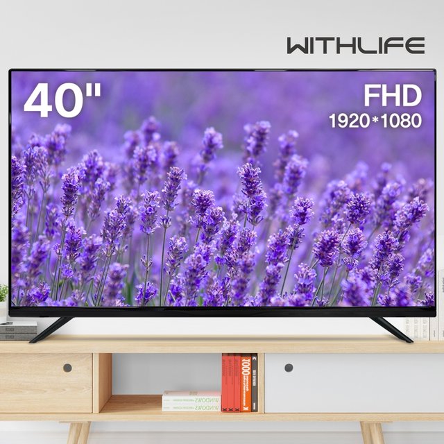 위드라이프 101cm(40인치) TV FHD 대기업정품패널 티비_기사방문 스탠드 설치