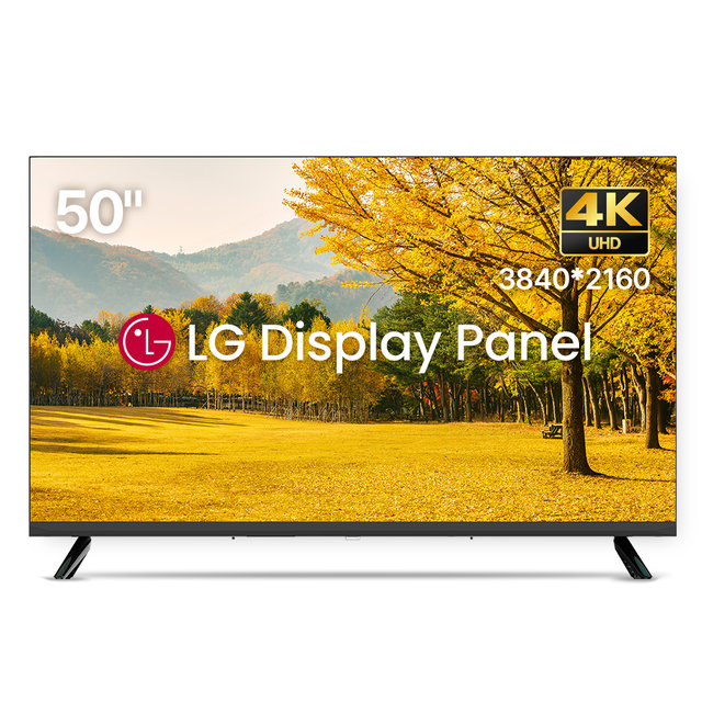 위드라이프 127cm(50인치) TV 4K UHD 대기업정품패널 티비_기사방문 스탠드 설치