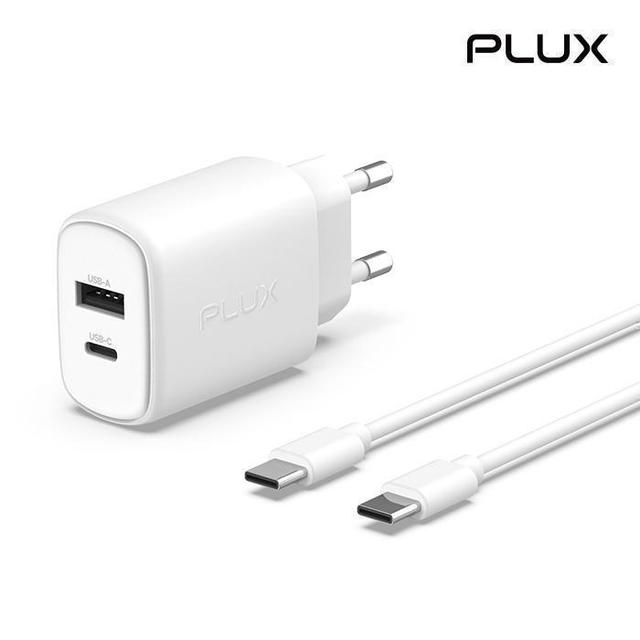 플럭스 GaN 25w 듀얼 초고속충전기 C to A 케이블포함