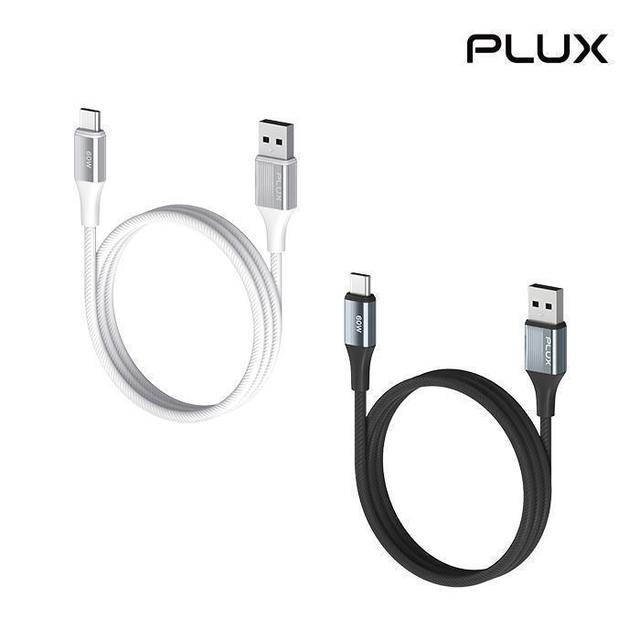 플럭스 꼬임방지 60W 케이블 1.2M C to A 블랙