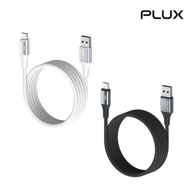 플럭스 꼬임방지 60W 케이블 1.2M C to A 블랙