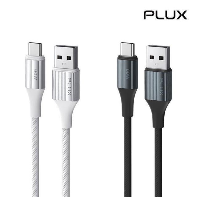 플럭스 꼬임방지 60W 케이블 1.2M C to A 화이트