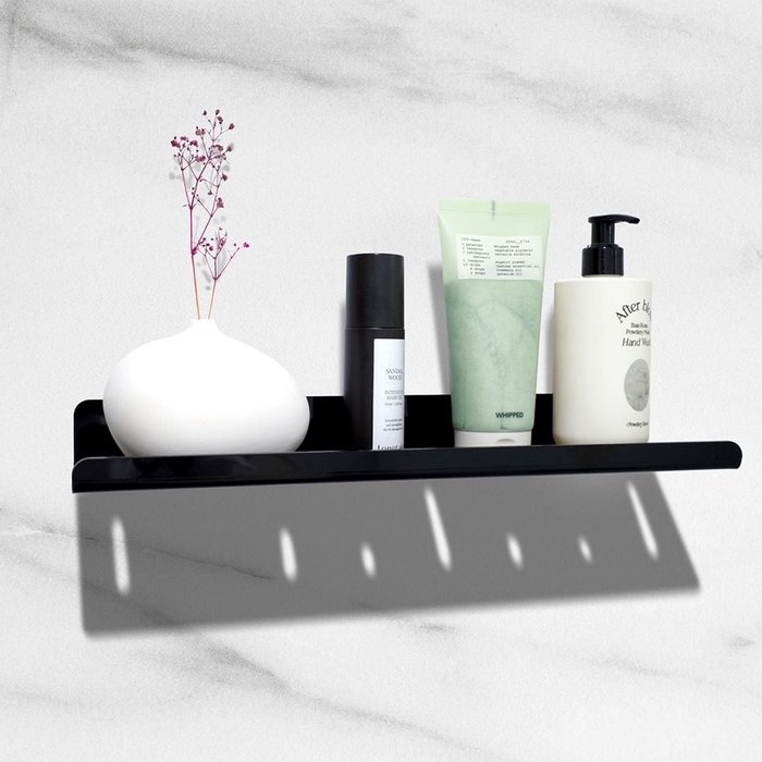 엄지척 세면대 선반 일반용 블랙 500mm HA500 037