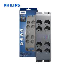 [비밀특가] 필립스 서지보호 울트라 멀티탭 고용량 과부하차단 8구 2M