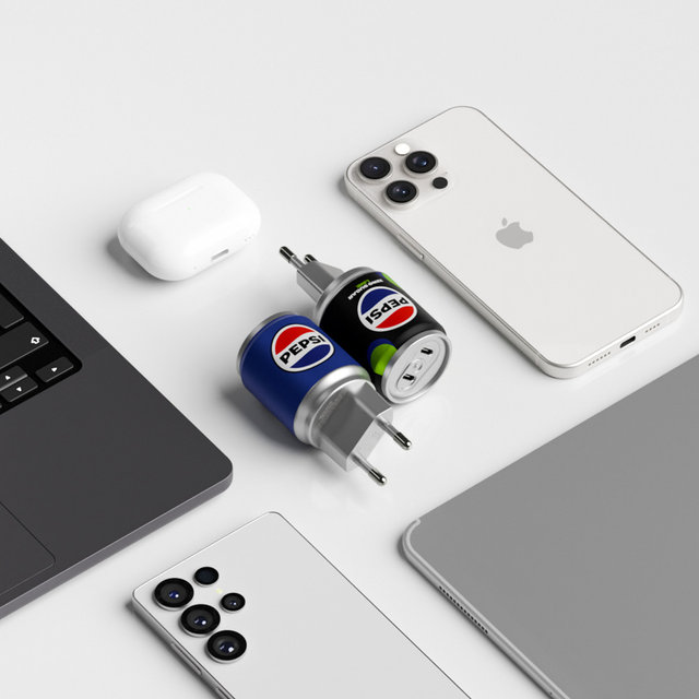 펩시 45W C타입 고속 충전기 제로라임