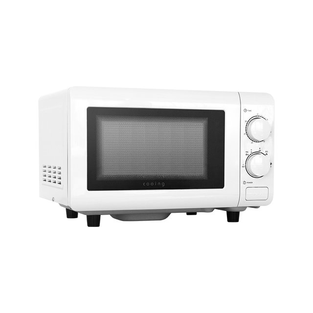 플랫전자렌지 MC-201FL 화이트 무회전 전자랜지 미니 소형