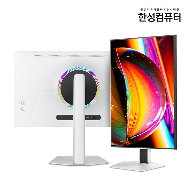 한성컴퓨터 TFG27Q24FM180ZMW QHD QD Mini LED 240Hz 듀얼모드 게이밍 화이트 모니터(무결점)