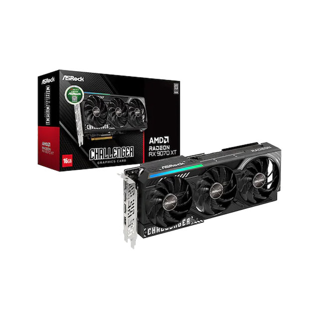 ASRock 라데온 RX 9070 XT CHALLENGER D6 16GB 대원씨티에스/