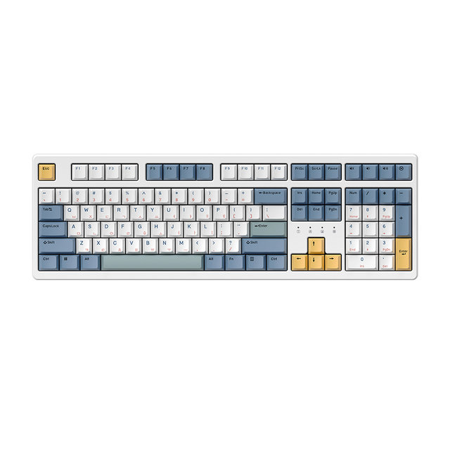 한성컴퓨터 TFG Cloud MaX CF 염료승화 유무선 풀배열 키보드 43g  써피 KTT블루 포각(저소음 적축)