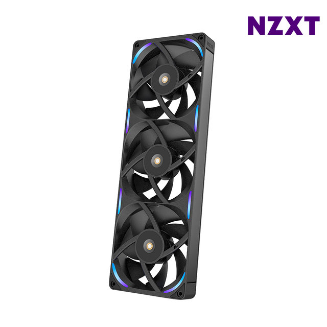 NZXT F360X 블랙 일체형 시스템팬 RGB쿨링팬