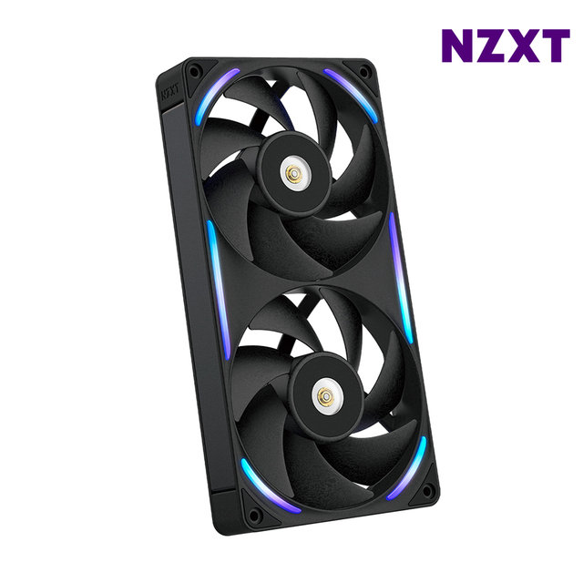 NZXT F240X 블랙 일체형 시스템팬 RGB쿨링팬